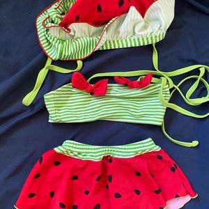 Toddler watermelon bikini